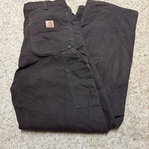 Carhartt Black Cargo Pants Durable Workwear